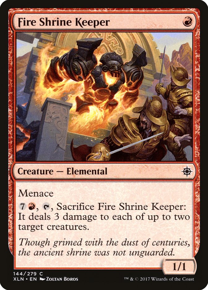 Fire Shrine Keeper [Ixalan] | Game Master's Emporium (The New GME)