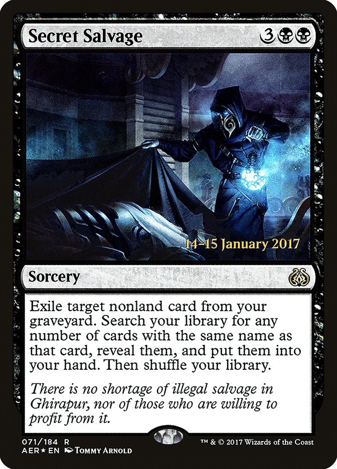 Secret Salvage [Aether Revolt Prerelease Promos] | Game Master's Emporium (The New GME)