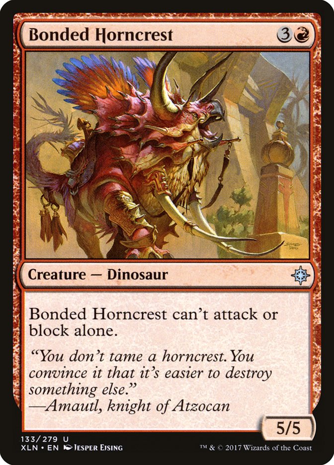 Bonded Horncrest [Ixalan] | Game Master's Emporium (The New GME)