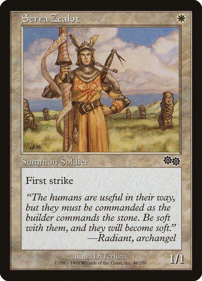 Serra Zealot [Urza's Saga] | Game Master's Emporium (The New GME)