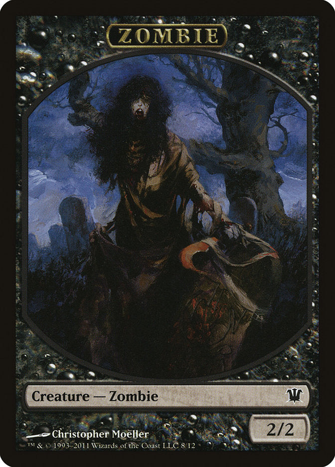Zombie Token (8/12) [Innistrad Tokens] | Game Master's Emporium (The New GME)