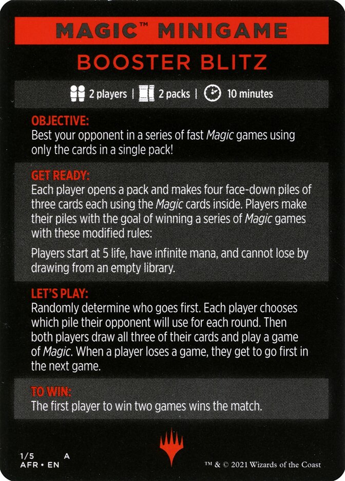 Booster Blitz (Magic Minigame) [Streets of New Capenna Minigame] | Game Master's Emporium (The New GME)