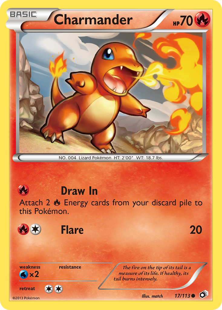 Charmander (17/113) [Black & White: Legendary Treasures] | Game Master's Emporium (The New GME)