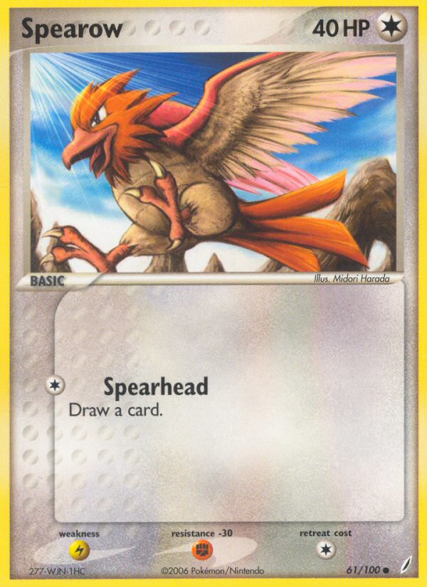 Spearow (61/100) [EX: Crystal Guardians] | Game Master's Emporium (The New GME)