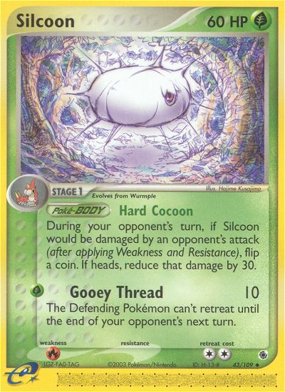 Silcoon (43/109) [EX: Ruby & Sapphire] | Game Master's Emporium (The New GME)