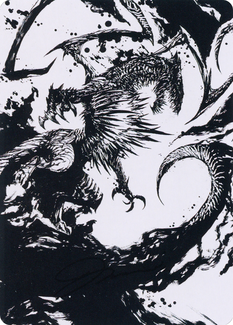 Skithiryx, the Blight Dragon Art Card [March of the Machine Art Series] | Game Master's Emporium (The New GME)