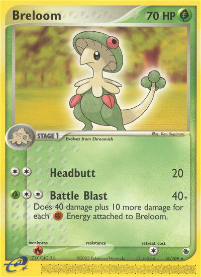 Breloom (16/109) [EX: Ruby & Sapphire] | Game Master's Emporium (The New GME)
