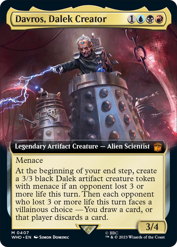 Davros, Dalek Creator (Extended Art) [Doctor Who] | Game Master's Emporium (The New GME)