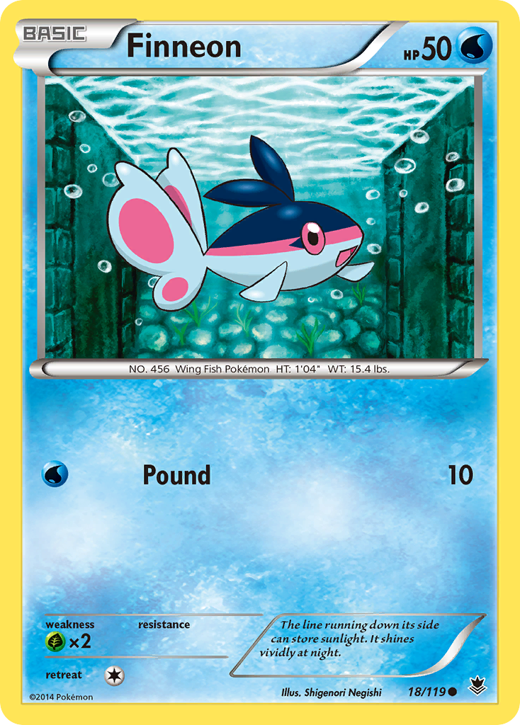 Finneon (18/119) [XY: Phantom Forces] | Game Master's Emporium (The New GME)