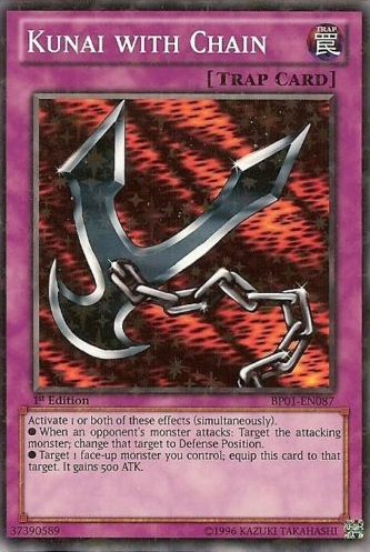 Kunai with Chain [BP01-EN087] Starfoil Rare | Game Master's Emporium (The New GME)