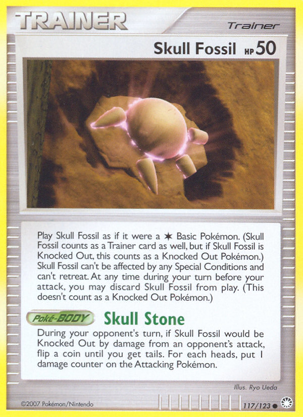 Skull Fossil (117/123) [Diamond & Pearl: Mysterious Treasures] | Game Master's Emporium (The New GME)