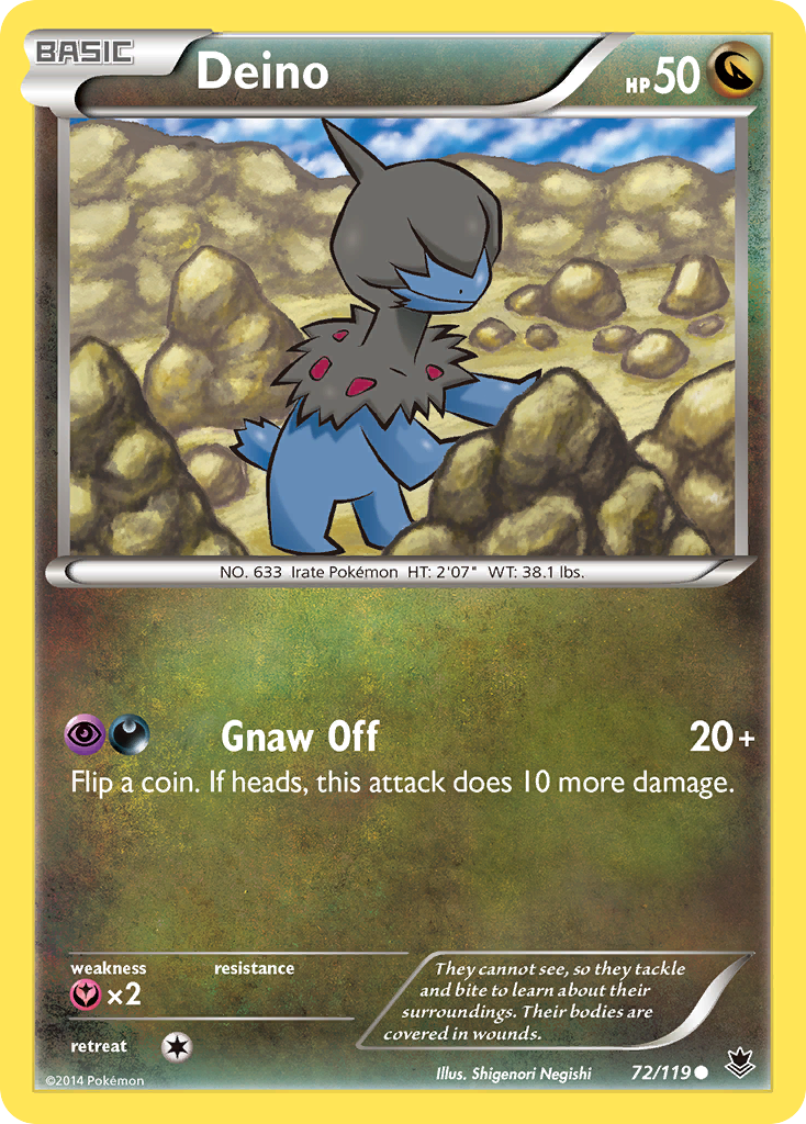 Deino (72/119) [XY: Phantom Forces] | Game Master's Emporium (The New GME)