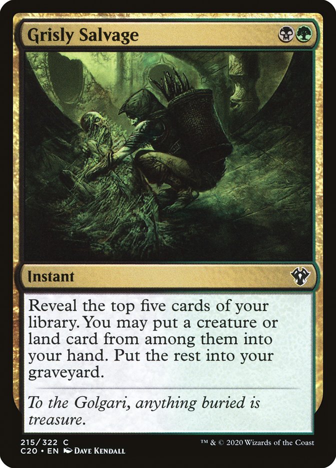 Grisly Salvage [Commander 2020] | Game Master's Emporium (The New GME)