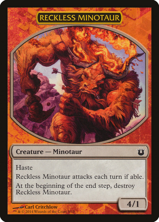 Reckless Minotaur [Born of the Gods Battle the Horde] | Game Master's Emporium (The New GME)