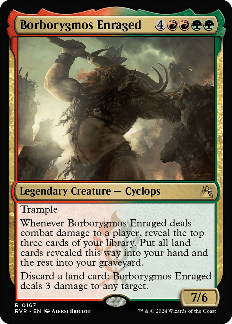 Borborygmos Enraged [Ravnica Remastered] | Game Master's Emporium (The New GME)