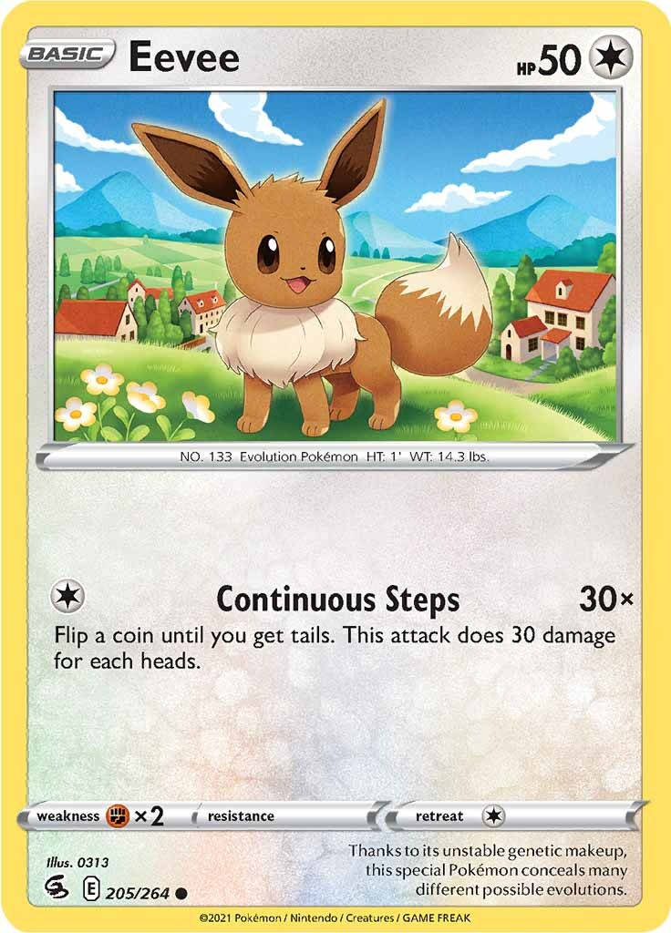 Eevee (205/264) [Sword & Shield: Fusion Strike] | Game Master's Emporium (The New GME)