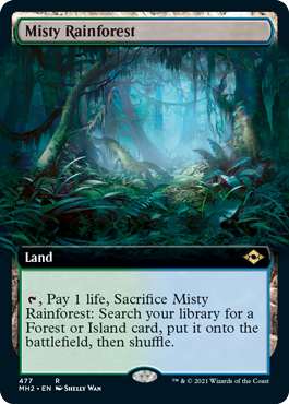 Misty Rainforest (Extended Art) [Modern Horizons 2] | Game Master's Emporium (The New GME)