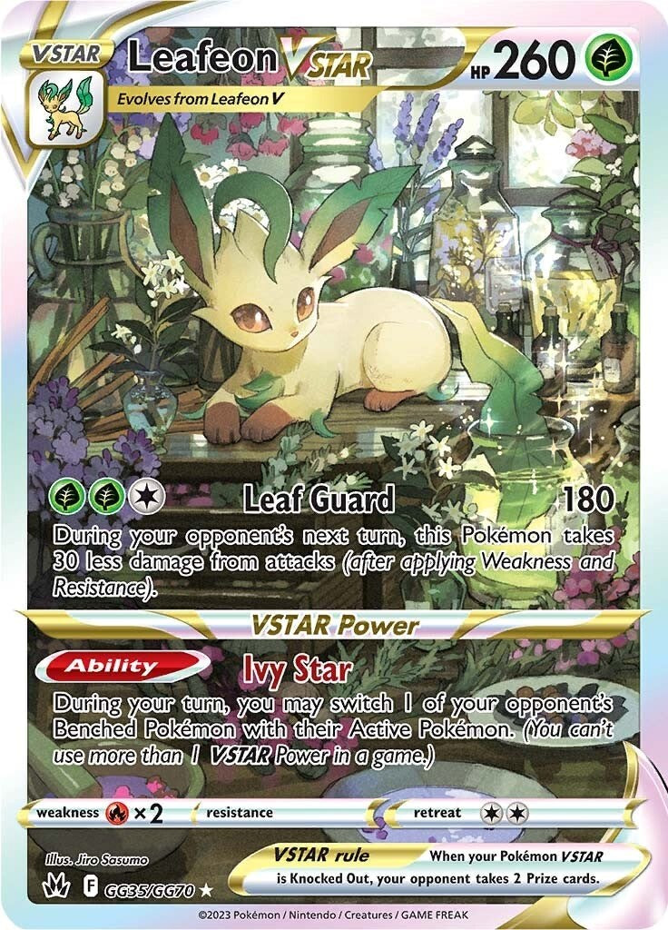 Leafeon VSTAR (GG35/GG70) [Sword & Shield: Crown Zenith] | Game Master's Emporium (The New GME)