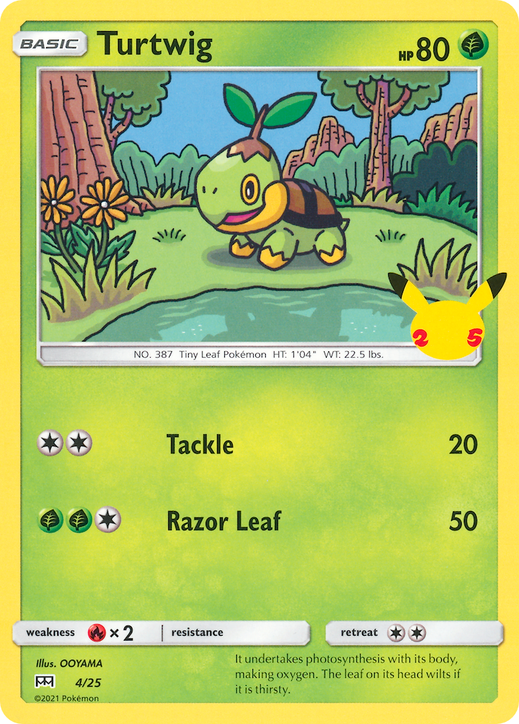 Turtwig (4/25) [McDonald's 25th Anniversary] | Game Master's Emporium (The New GME)