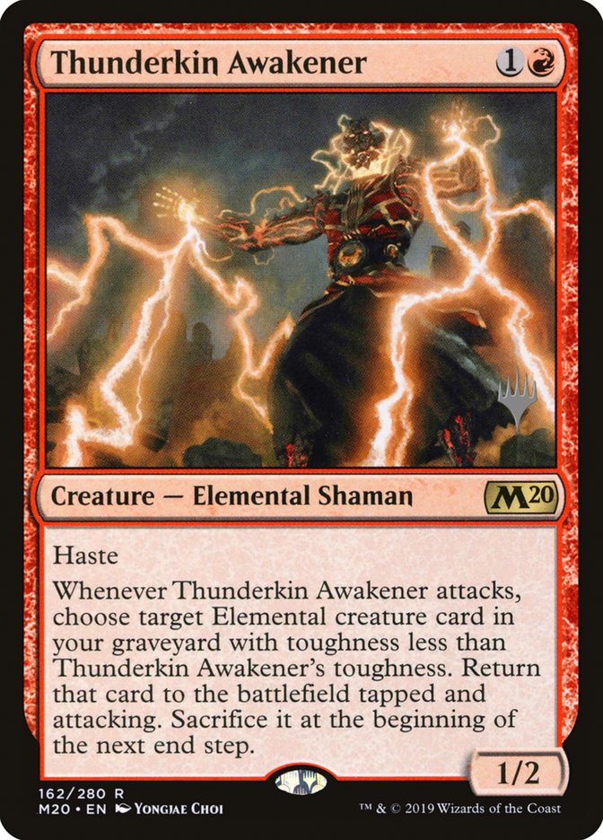 Thunderkin Awakener (Promo Pack) [Core Set 2020 Promos] | Game Master's Emporium (The New GME)