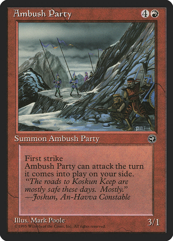 Ambush Party (Joskun Flavor Text) [Homelands] | Game Master's Emporium (The New GME)