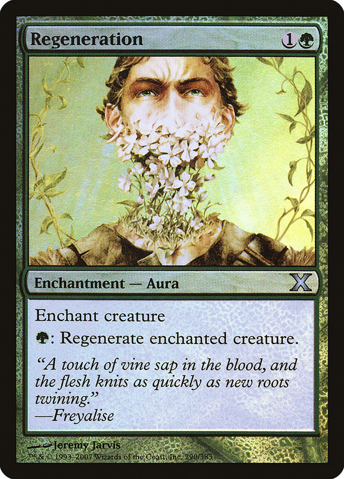 Regeneration (Premium Foil) [Tenth Edition] | Game Master's Emporium (The New GME)