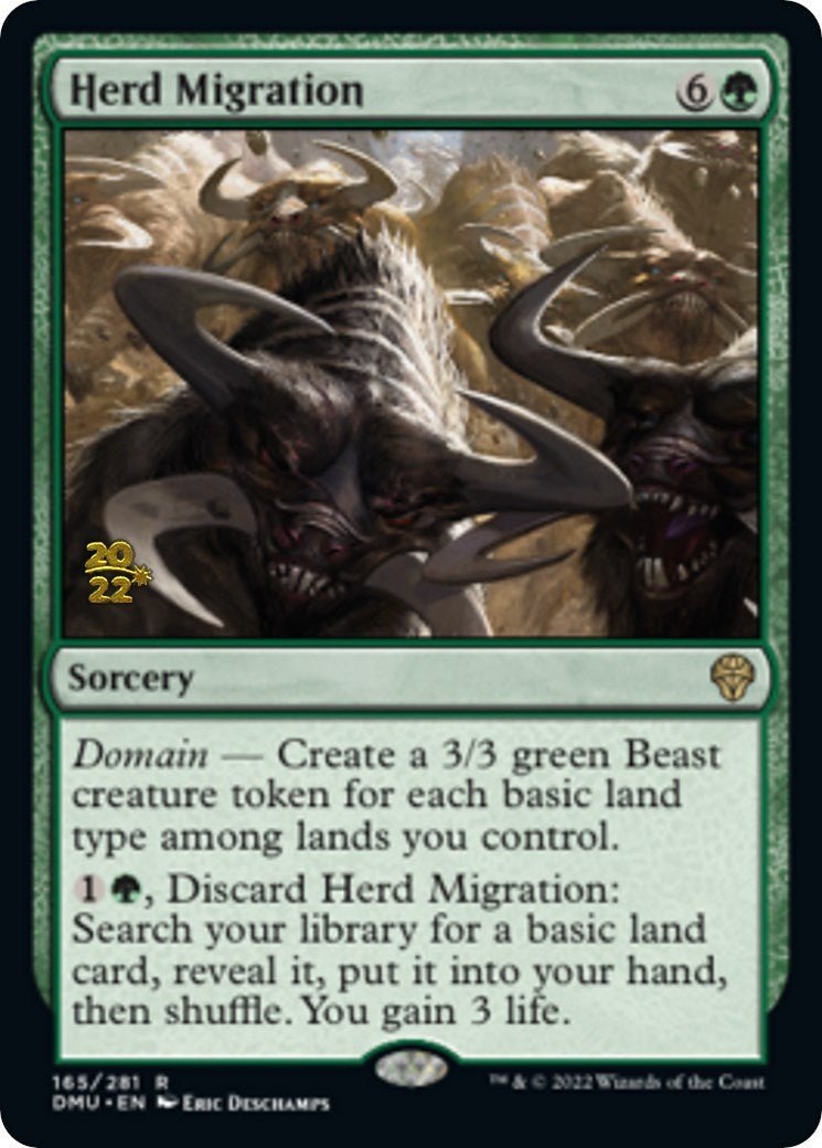 Herd Migration [Dominaria United Prerelease Promos] | Game Master's Emporium (The New GME)