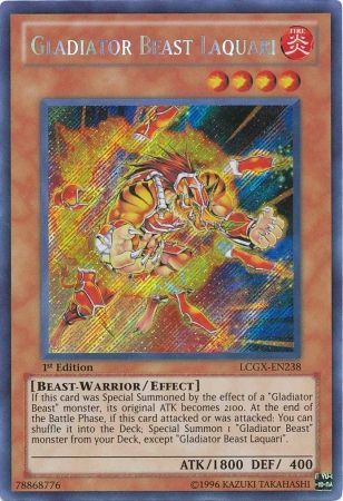Gladiator Beast Laquari [LCGX-EN238] Secret Rare | Game Master's Emporium (The New GME)