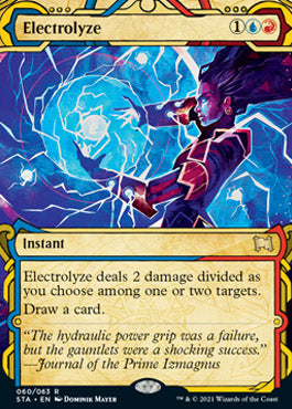 Electrolyze (Foil Etched) [Strixhaven: School of Mages Mystical Archive] | Game Master's Emporium (The New GME)