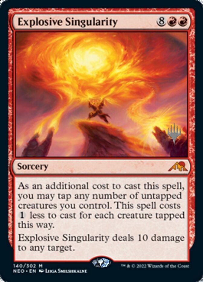 Explosive Singularity (Promo Pack) [Kamigawa: Neon Dynasty Promos] | Game Master's Emporium (The New GME)