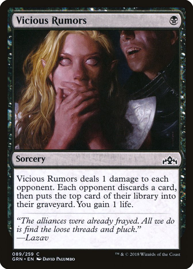 Vicious Rumors [Guilds of Ravnica] | Game Master's Emporium (The New GME)