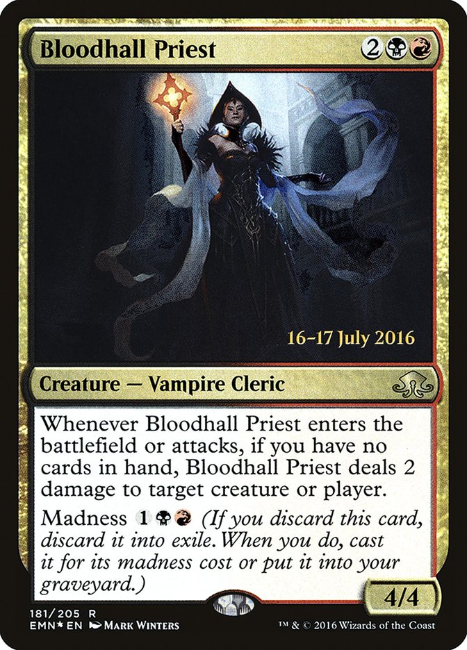Bloodhall Priest [Eldritch Moon Prerelease Promos] | Game Master's Emporium (The New GME)