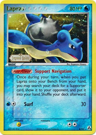 Lapras (8/92) (Stamped) [EX: Legend Maker] | Game Master's Emporium (The New GME)