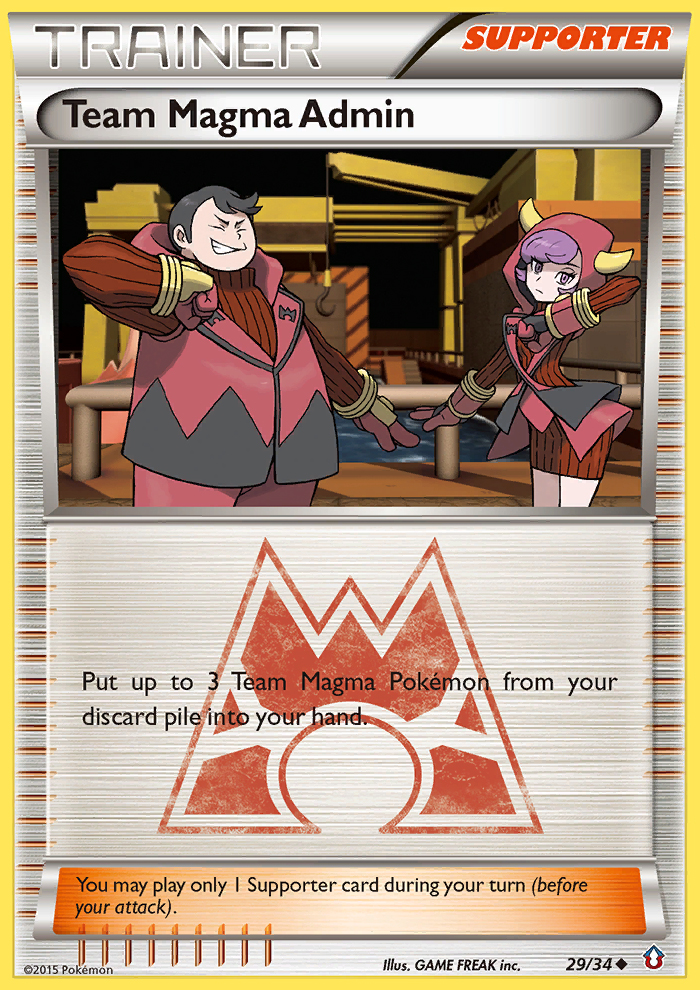 Team Magma Admin (29/34) [XY: Double Crisis] | Game Master's Emporium (The New GME)