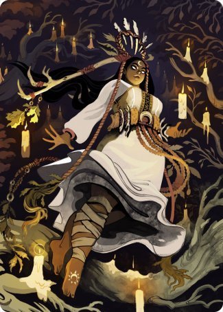 Candlegrove Witch 2 Art Card [Innistrad: Midnight Hunt Art Series] | Game Master's Emporium (The New GME)