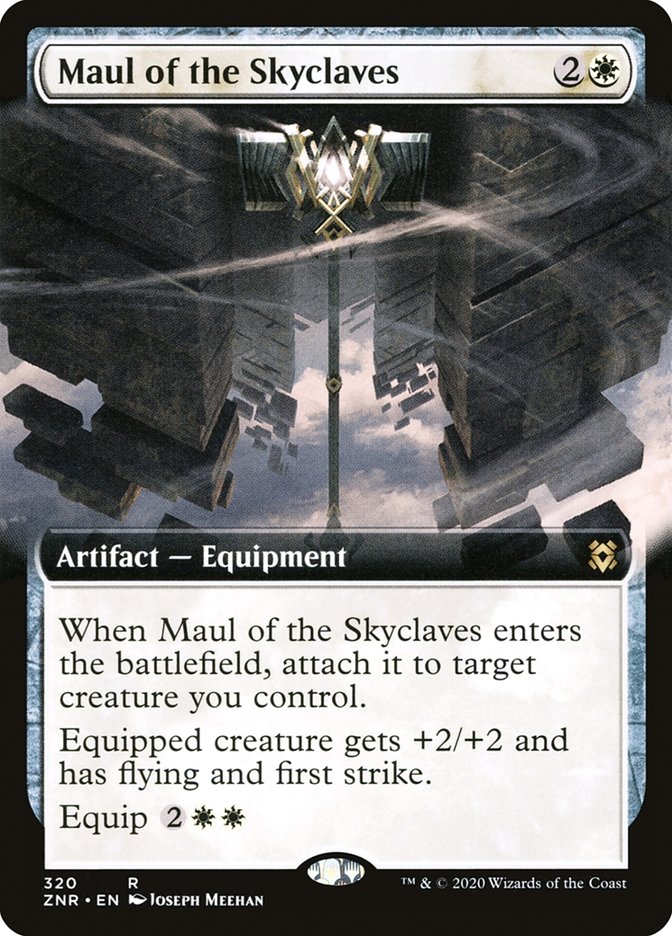 Maul of the Skyclaves (Extended Art) [Zendikar Rising] | Game Master's Emporium (The New GME)