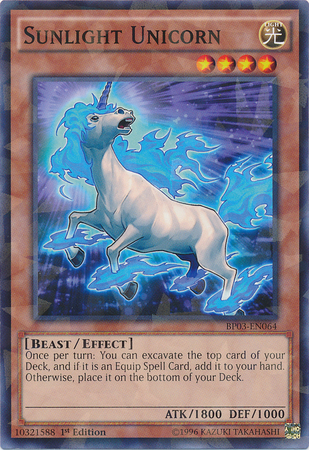 Sunlight Unicorn [BP03-EN064] Shatterfoil Rare | Game Master's Emporium (The New GME)