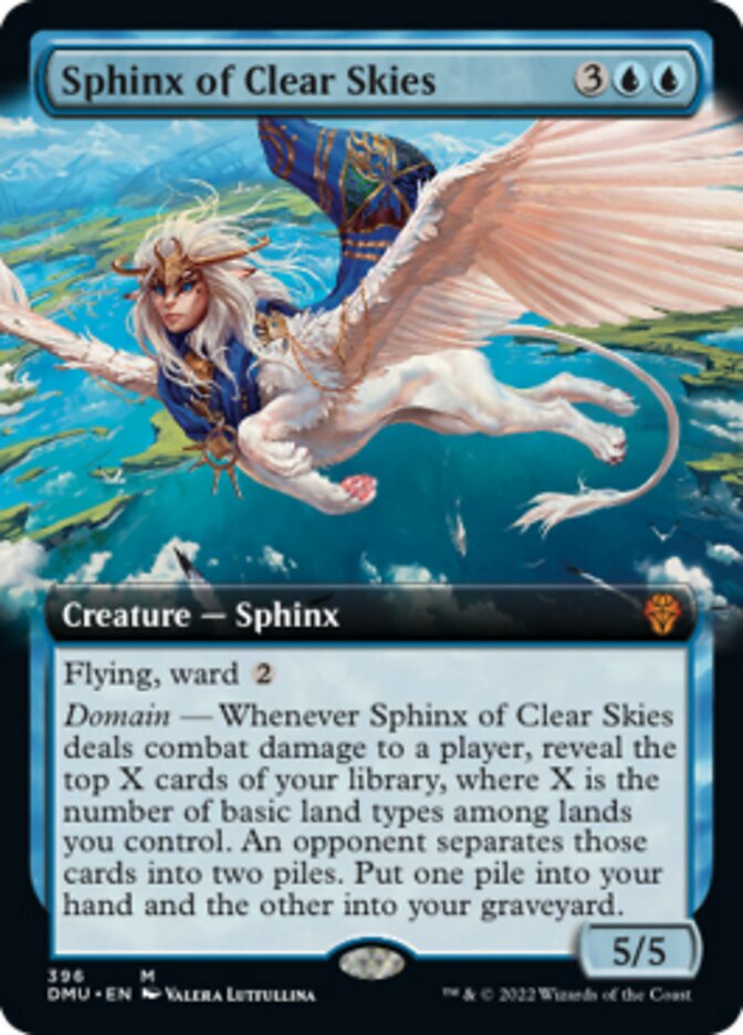 Sphinx of Clear Skies (Extended Art) [Dominaria United] | Game Master's Emporium (The New GME)