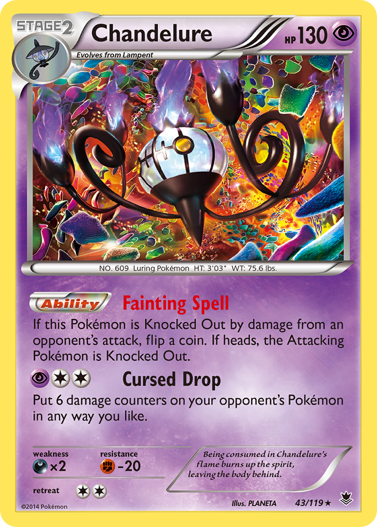 Chandelure (43/119) [XY: Phantom Forces] | Game Master's Emporium (The New GME)