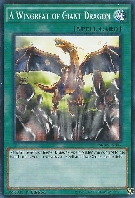 A Wingbeat of Giant Dragon [SR02-EN027] Common | Game Master's Emporium (The New GME)