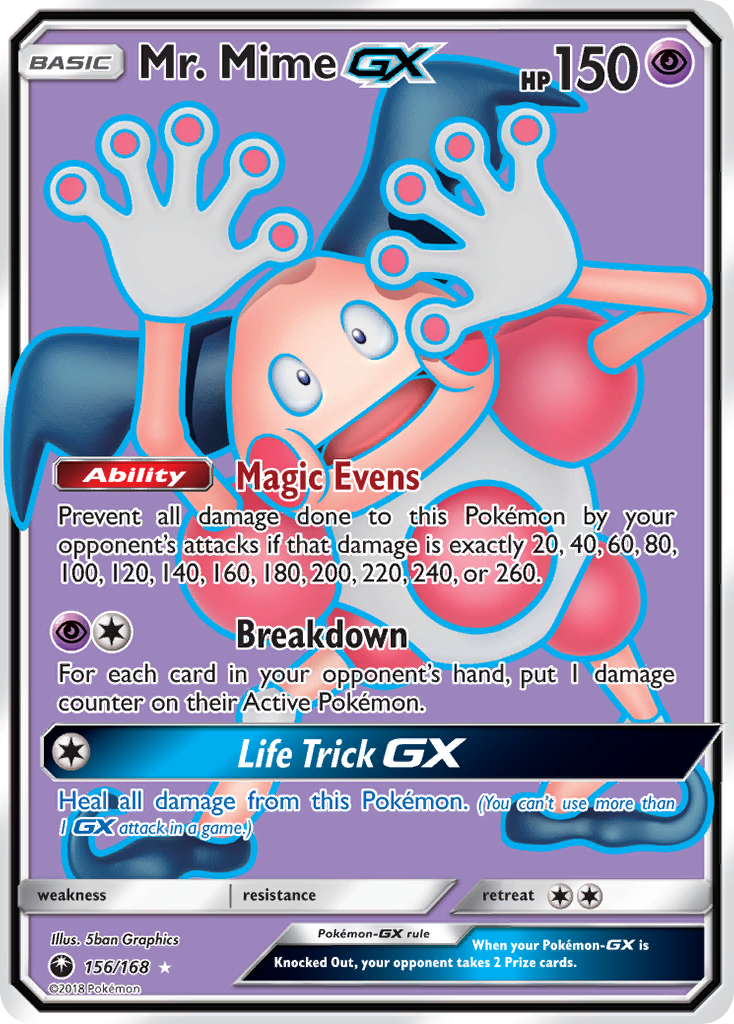 Mr. Mime GX (156/168) [Sun & Moon: Celestial Storm] | Game Master's Emporium (The New GME)