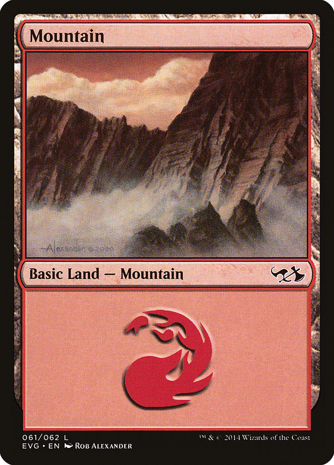 Mountain (61) (Elves vs. Goblins) [Duel Decks Anthology] | Game Master's Emporium (The New GME)