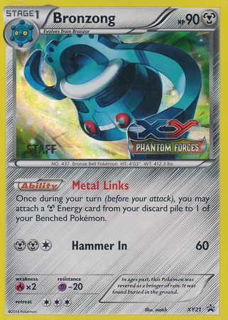 Bronzong (XY21) (Staff) [XY: Black Star Promos] | Game Master's Emporium (The New GME)