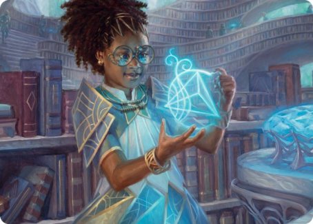 Zimone, Quandrix Prodigy Art Card [Strixhaven: School of Mages Art Series] | Game Master's Emporium (The New GME)