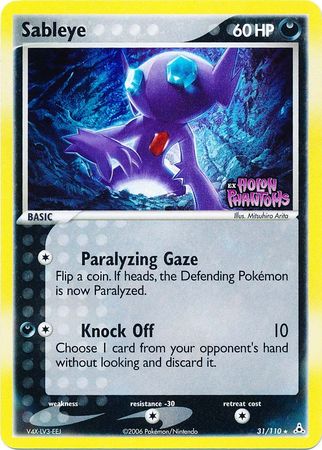 Sableye (31/110) (Stamped) [EX: Holon Phantoms] | Game Master's Emporium (The New GME)