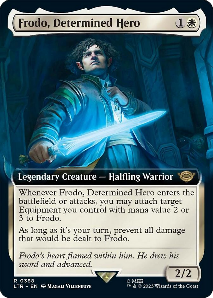 Frodo, Determined Hero (Extended Art) [The Lord of the Rings: Tales of Middle-Earth] | Game Master's Emporium (The New GME)