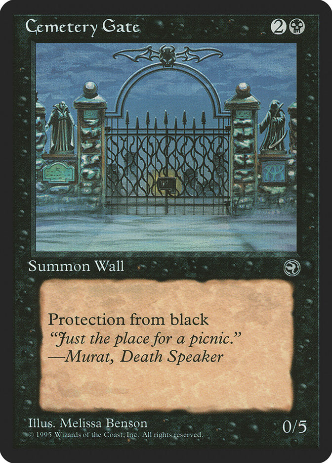 Cemetery Gate (Murat Flavor Text) [Homelands] | Game Master's Emporium (The New GME)