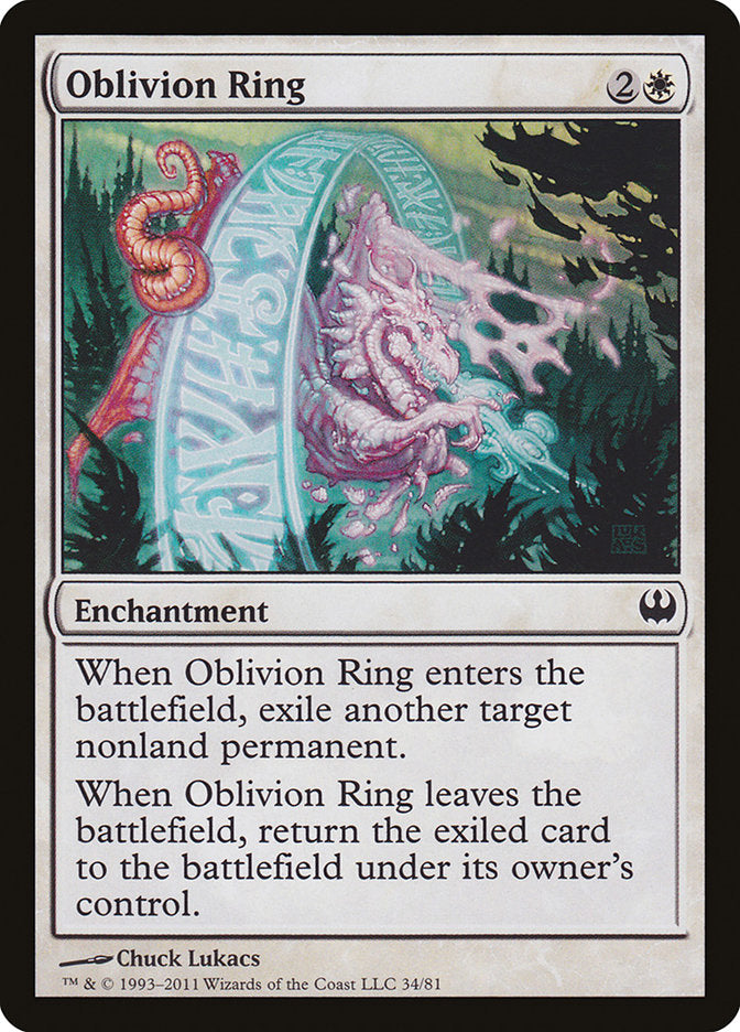 Oblivion Ring [Duel Decks: Knights vs. Dragons] | Game Master's Emporium (The New GME)