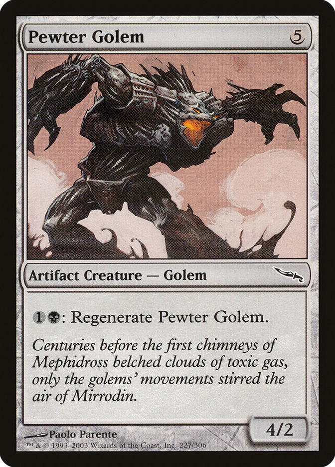 Pewter Golem [Mirrodin] | Game Master's Emporium (The New GME)