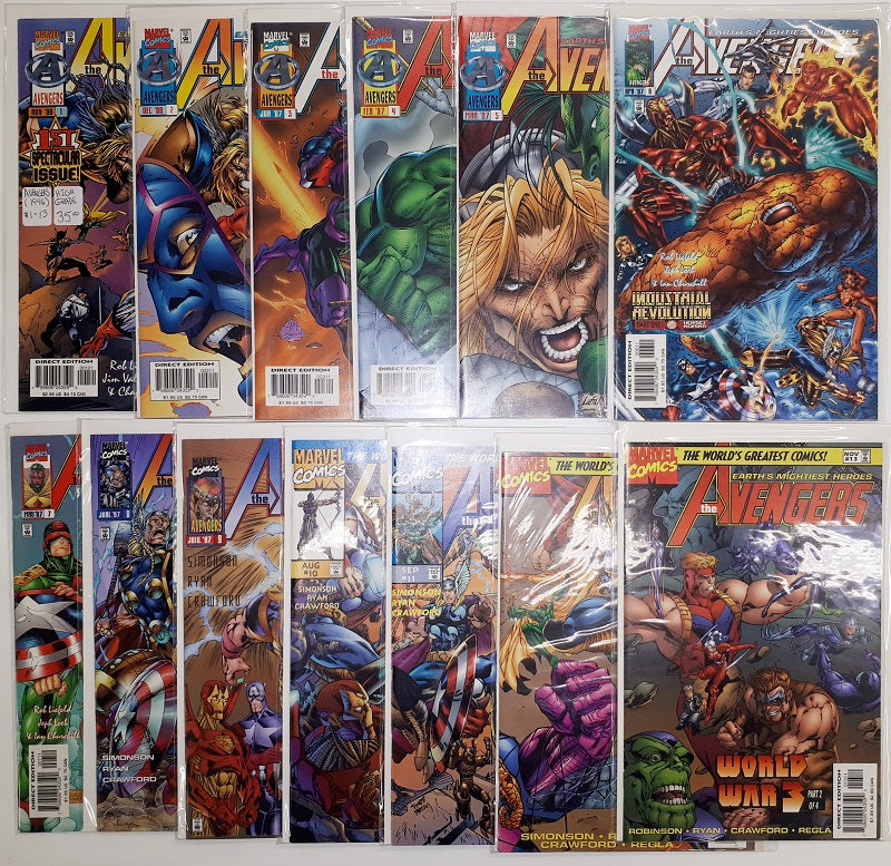 Avengers (1996)  #1 to #13  High Grade Set | Game Master's Emporium (The New GME)